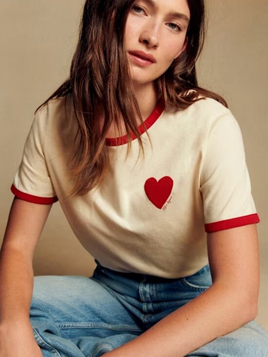 Sezane Tops - Sezane T-Shirt - Sézane x BSF - M